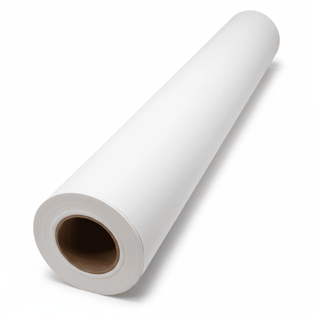 Rollo de Papel Liso Color Blanco