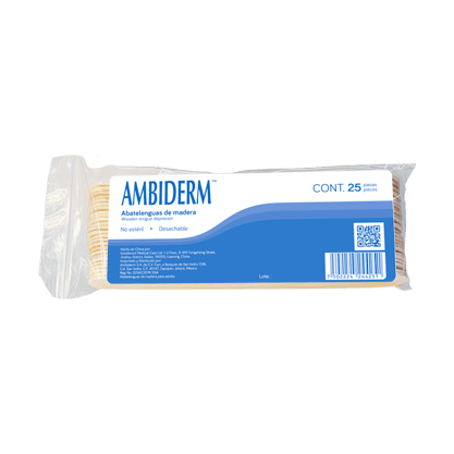 Abatelenguas de Madera (Paquete x 25)