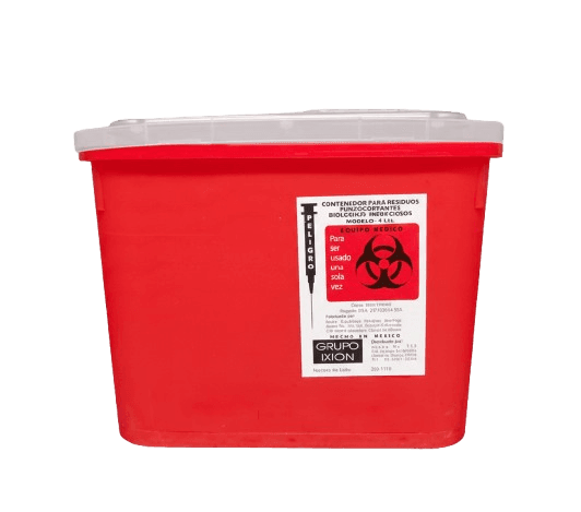 Contenedor para Punzocortantes 4 Litros