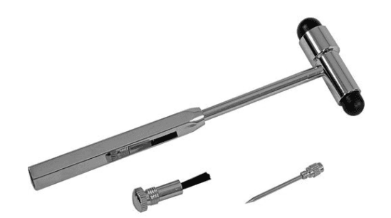 Martillo de Reflejos Tipo Buck en Acero Inoxidable | Martillo Neurológico Hergom Medical