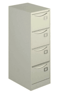 ARCHIVERO 4 GAVETAS TAMAÑO OFICIO