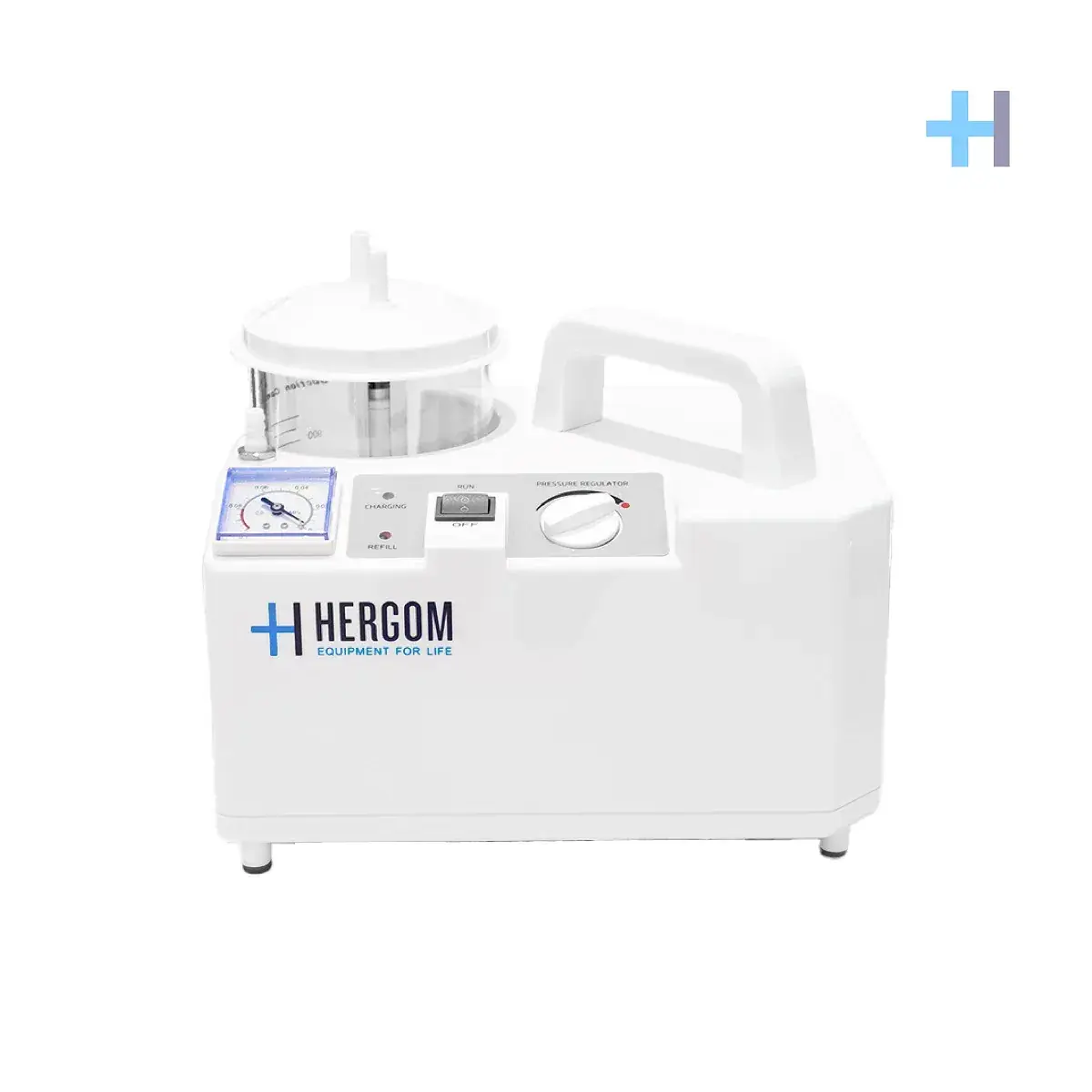 Aspirador de Secreciones Portátil 18 L/min Modelo 7E-A Hergom