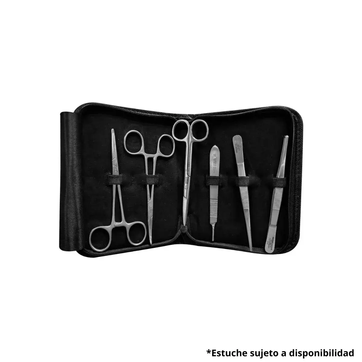 Kit de Asepsia 6 Piezas en Acero Inoxidable | Instrumental Quirúrgico Hergom Medical - Imagen 1