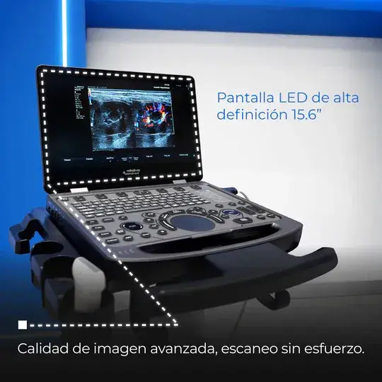 Ultrasonido Veterinario Portátil Mindray VETUSE5 con IA + Transductores Microconvexo y Lineal | Equipo Profesional para Clínicas y Ganado - Imagen 1